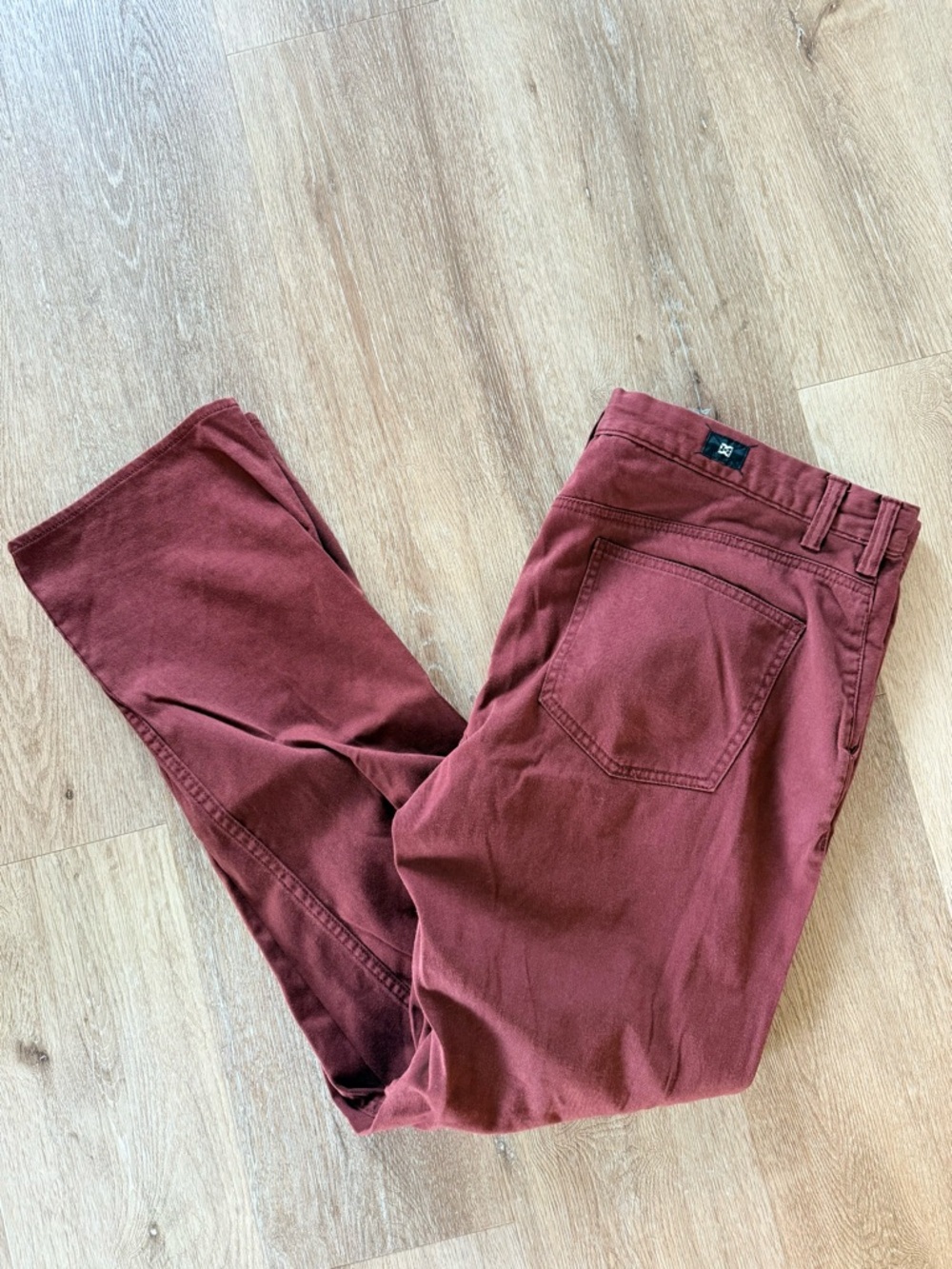 DC Men's Chinos in Burgundy